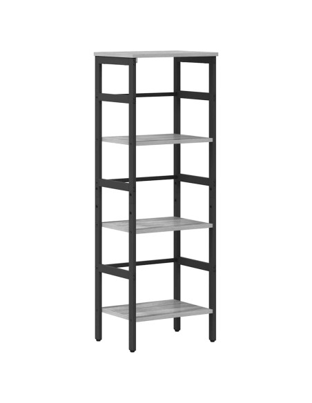 Libreria Grigio Sonoma 40 x 29,5 x 115 cm Legno multistrato