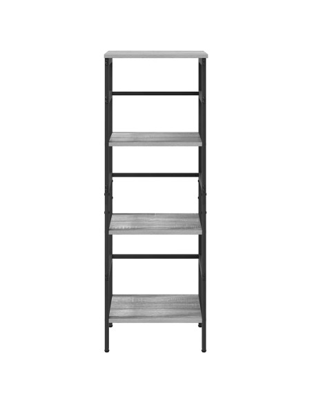 Libreria Grigio Sonoma 40 x 29,5 x 115 cm Legno multistrato