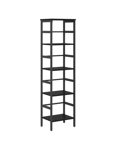 Libreria Rovere Nero 40 x 29,5 x 149 cm Legno multistrato