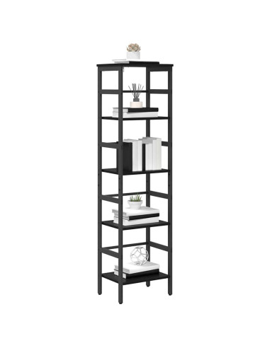 Libreria Rovere Nero 40 x 29,5 x 149 cm Legno multistrato
