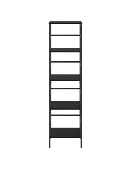 Libreria Rovere Nero 40 x 29,5 x 149 cm Legno multistrato