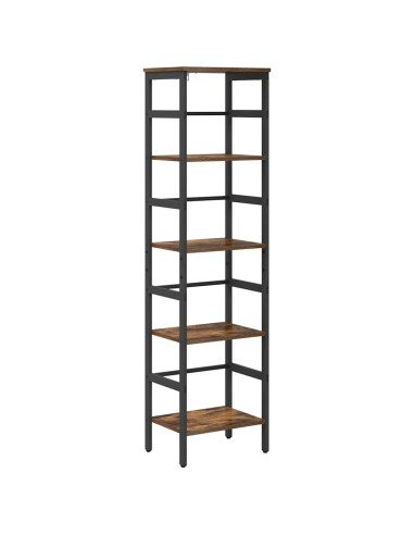 Libreria Rovere fumé 40 x 29,5 x 149 cm Legno multistrato