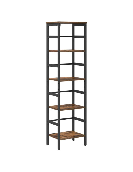 Libreria Rovere fumé 40 x 29,5 x 149 cm Legno multistrato