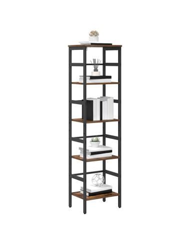Libreria Rovere fumé 40 x 29,5 x 149 cm Legno multistrato