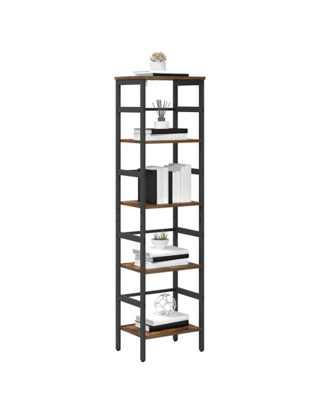 Libreria Rovere fumé 40 x 29,5 x 149 cm Legno multistrato