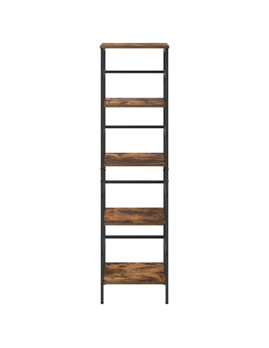 Libreria Rovere fumé 40 x 29,5 x 149 cm Legno multistrato