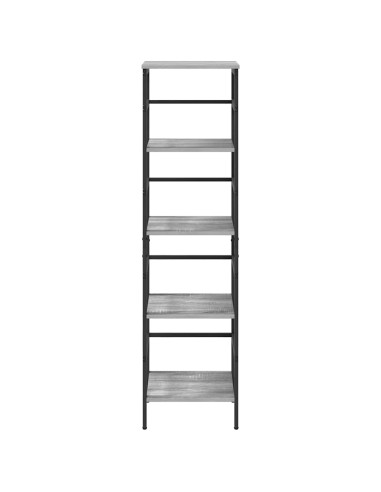 Libreria Grigio Sonoma 40 x 29,5 x 149 cm Legno multistrato