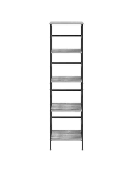 Libreria Grigio Sonoma 40 x 29,5 x 149 cm Legno multistrato