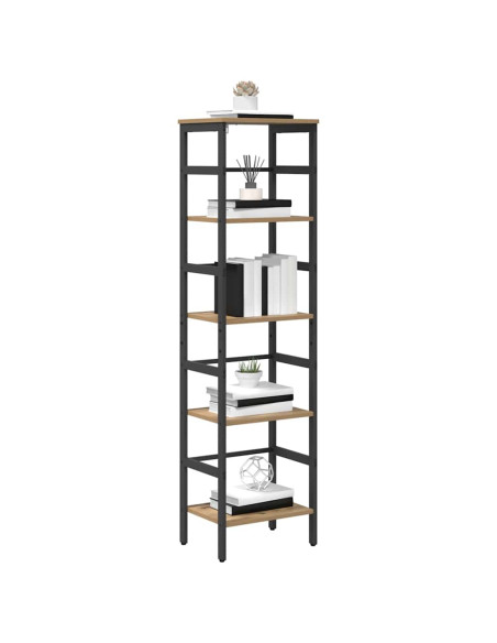 Libreria Rovere artigianale 40 x 29,5 x 149 cm