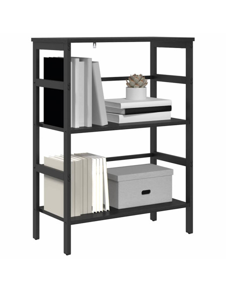 Libreria Rovere Nero 60 x 29,5 x 81 cm Legno multistrato