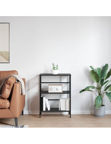 Libreria Rovere Nero 60 x 29,5 x 81 cm Legno multistrato