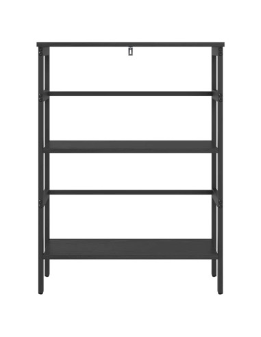 Libreria Rovere Nero 60 x 29,5 x 81 cm Legno multistrato