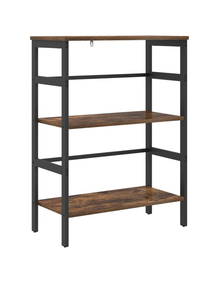 Libreria Rovere fumé 60 x 29,5 x 81 cm Legno multistrato