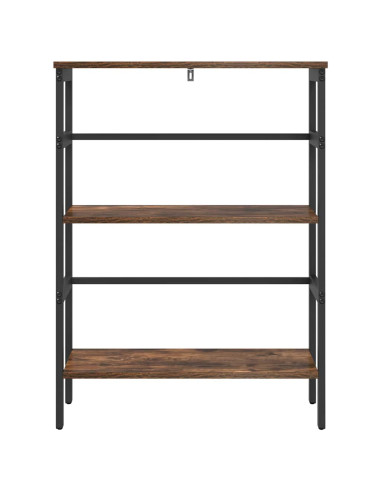 Libreria Rovere fumé 60 x 29,5 x 81 cm Legno multistrato