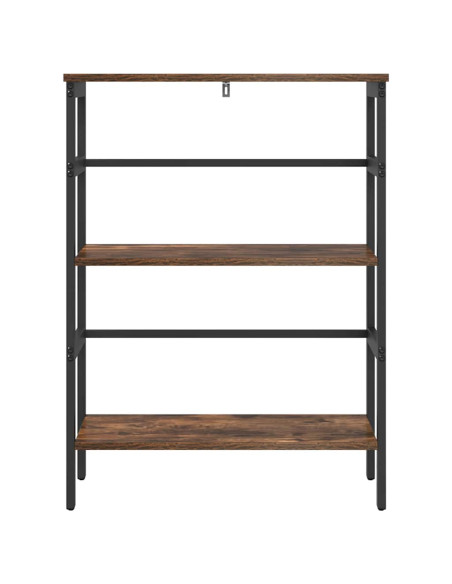 Libreria Rovere fumé 60 x 29,5 x 81 cm Legno multistrato
