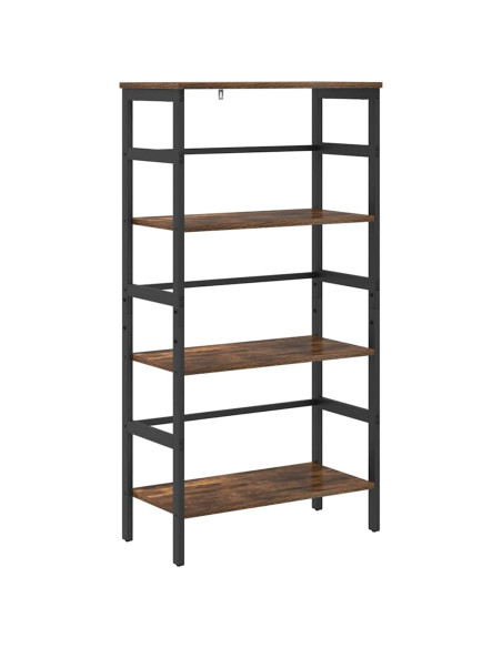 Libreria Rovere fumé 60 x 29,5 x 115 cm Legno multistrato
