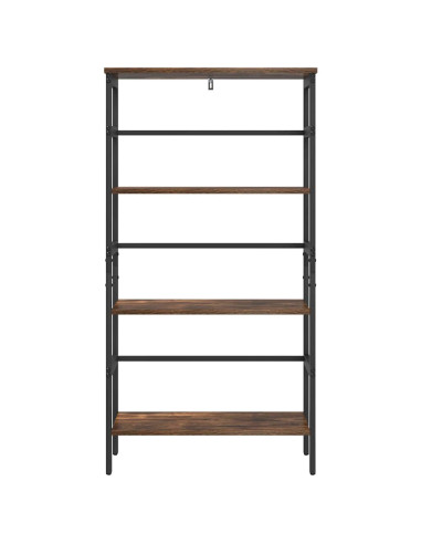 Libreria Rovere fumé 60 x 29,5 x 115 cm Legno multistrato