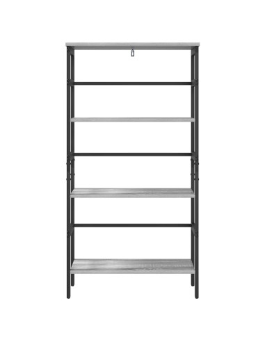 Libreria Grigio Sonoma 60 x 29,5 x 115 cm Legno multistrato