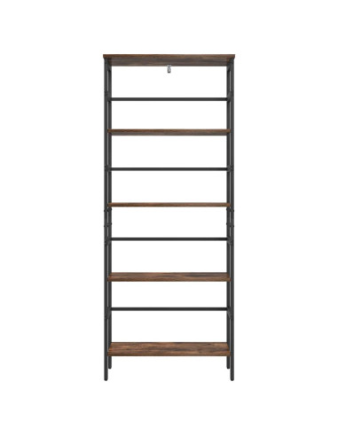 Libreria Rovere fumé 60 x 29,5 x 149 cm Legno multistrato
