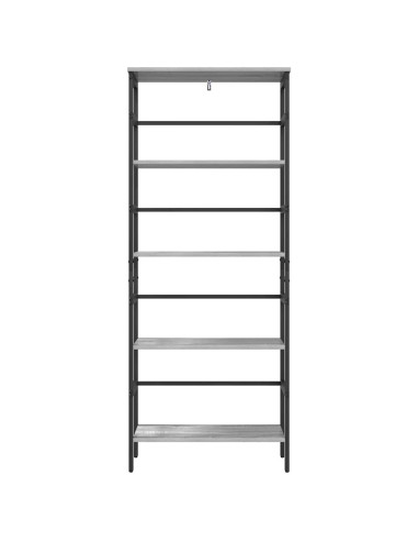 Libreria Grigio Sonoma 60 x 29,5 x 149 cm Legno multistrato