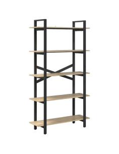 Libreria Rovere Sonoma 100 x 33,5 x 178 cm Legno multistrato 2