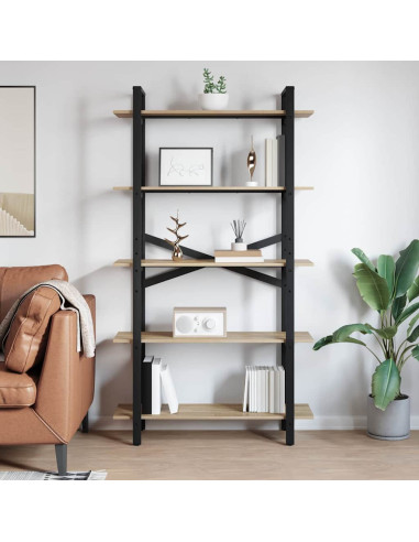 Libreria Rovere Sonoma 100 x 33,5 x 178 cm Legno multistrato