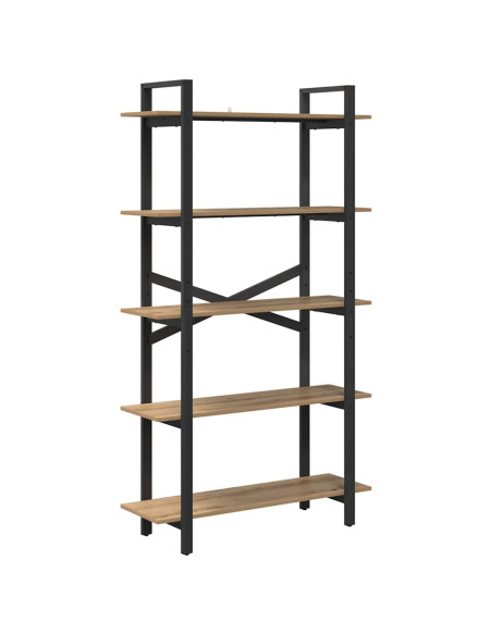 Libreria Rovere artigianale 100 x 33,5 x 178 cm