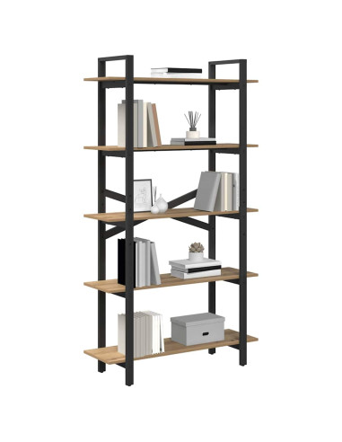 Libreria Rovere artigianale 100 x 33,5 x 178 cm