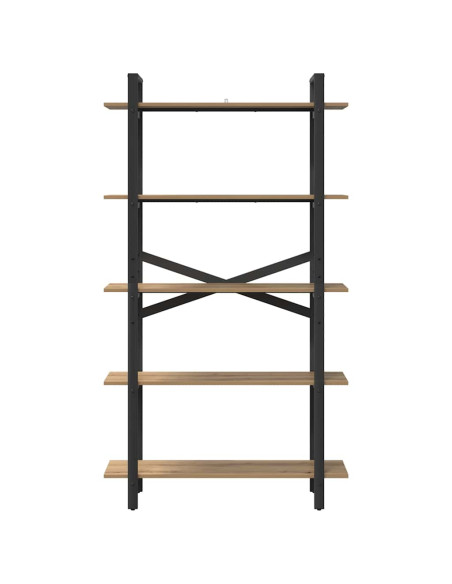 Libreria Rovere artigianale 100 x 33,5 x 178 cm