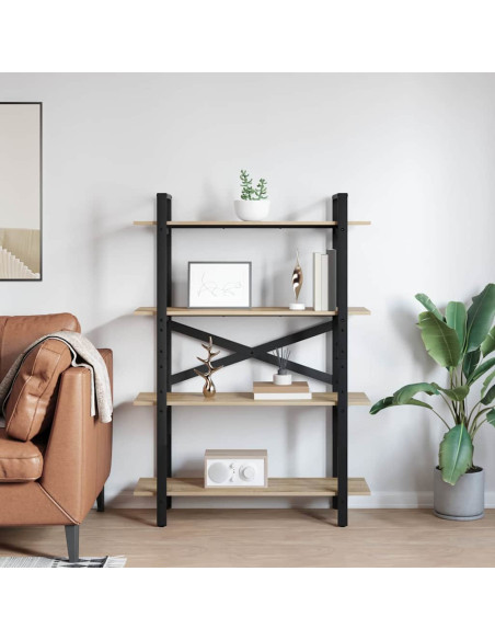 Libreria Rovere Sonoma 100 x 33,5 x 140 cm Legno multistrato