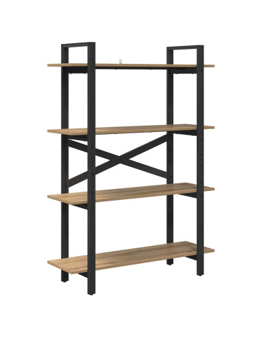 Libreria Rovere artigianale 100 x 33,5 x 140 cm