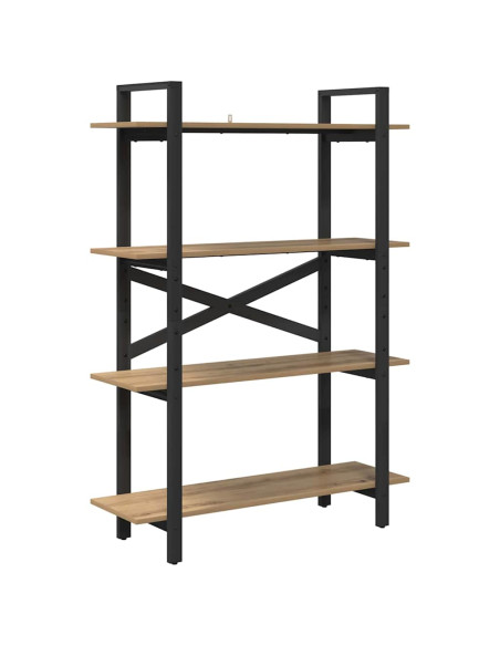 Libreria Rovere artigianale 100 x 33,5 x 140 cm
