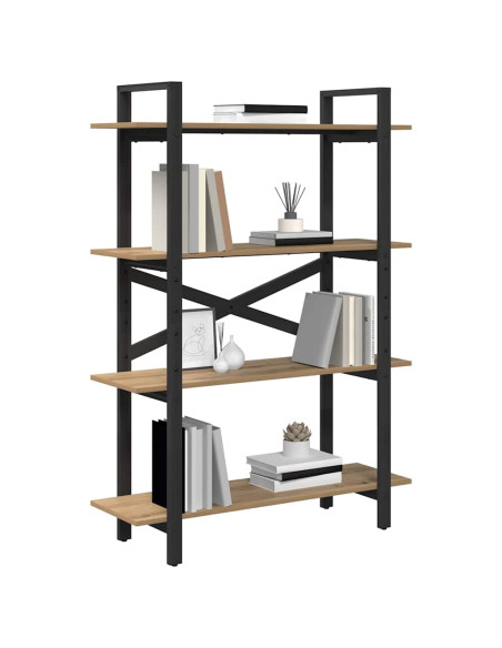 Libreria Rovere artigianale 100 x 33,5 x 140 cm