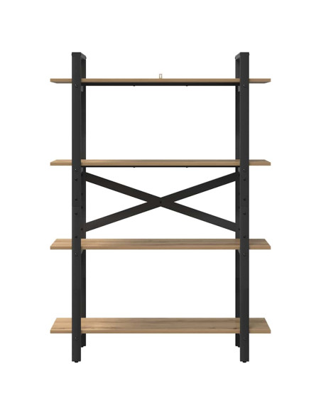 Libreria Rovere artigianale 100 x 33,5 x 140 cm