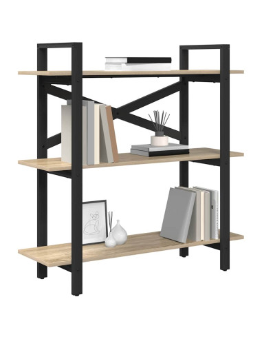 Libreria Rovere Sonoma 100 x 33,5 x 102 cm Legno multistrato