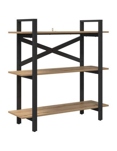 Libreria Rovere artigianale 100 x 33,5 x 102 cm