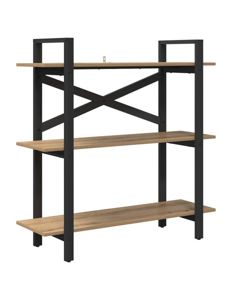 Libreria Rovere artigianale 100 x 33,5 x 102 cm