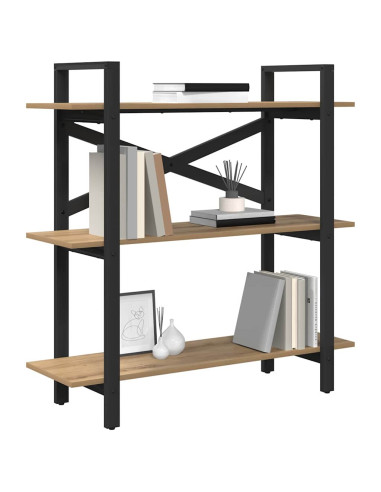 Libreria Rovere artigianale 100 x 33,5 x 102 cm