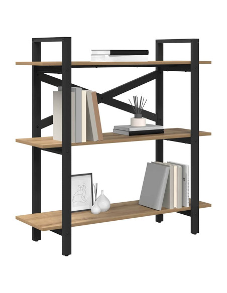 Libreria Rovere artigianale 100 x 33,5 x 102 cm