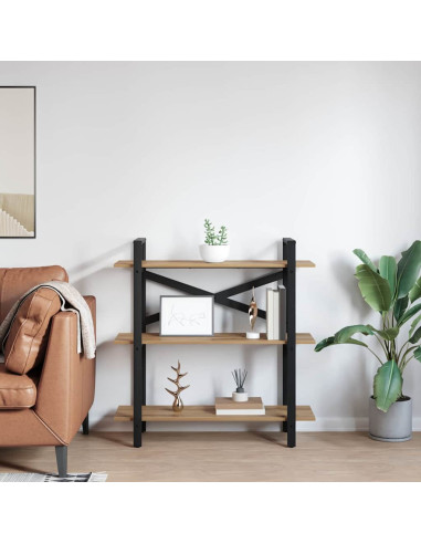 Libreria Rovere artigianale 100 x 33,5 x 102 cm