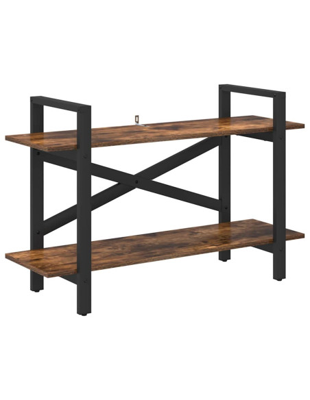 Libreria Rovere fumé 100 x 33,5 x 64 cm Legno multistrato