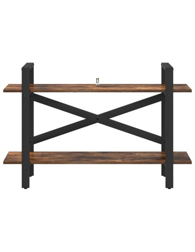 Libreria Rovere fumé 100 x 33,5 x 64 cm Legno multistrato