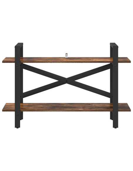 Libreria Rovere fumé 100 x 33,5 x 64 cm Legno multistrato