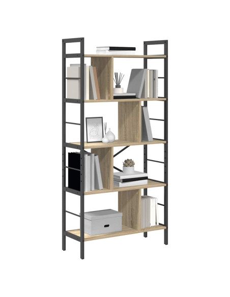 Libreria Rovere Sonoma 75 x 30 x 156 cm Legno multistrato