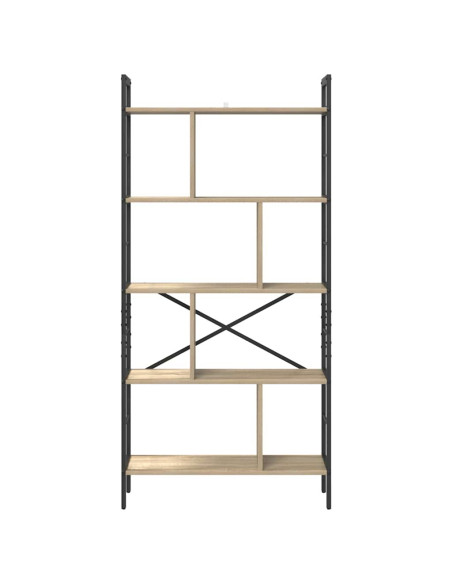 Libreria Rovere Sonoma 75 x 30 x 156 cm Legno multistrato