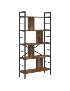 Libreria Rovere fumé 75 x 30 x 156 cm Legno multistrato 2