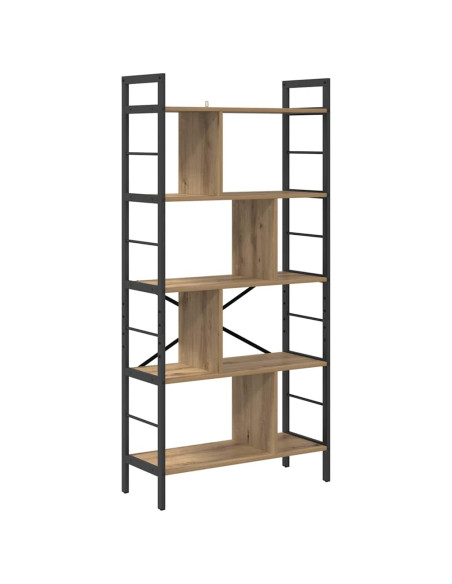 Libreria Rovere artigianale 75 x 30 x 156 cm Legno multistrato