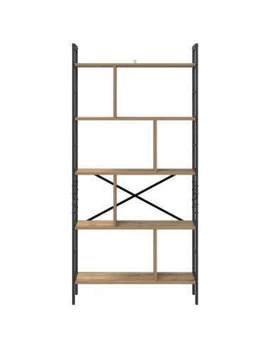 Libreria Rovere artigianale 75 x 30 x 156 cm Legno multistrato