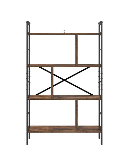 Libreria Rovere fumé 75 x 30 x 123,5 cm Legno multistrato