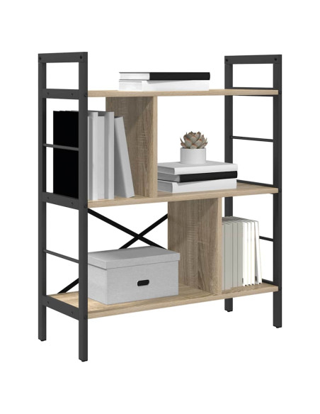 Libreria Rovere Sonoma 75 x 30 x 91 cm Legno multistrato